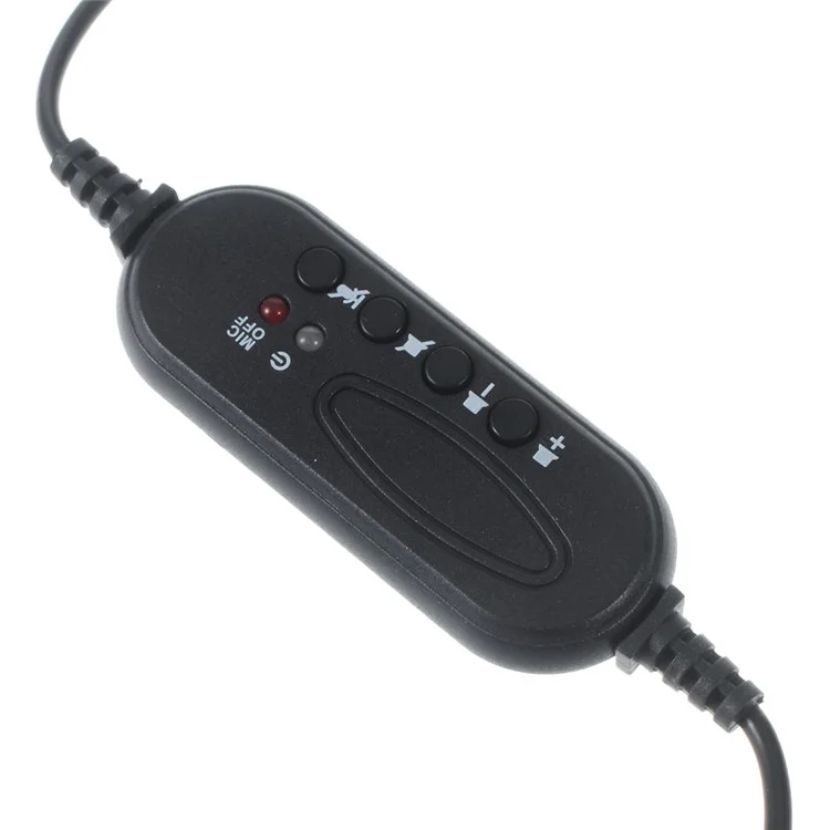 USB Single-Sided Headset with Microphone Support Recording Volume Control Mute HT102U