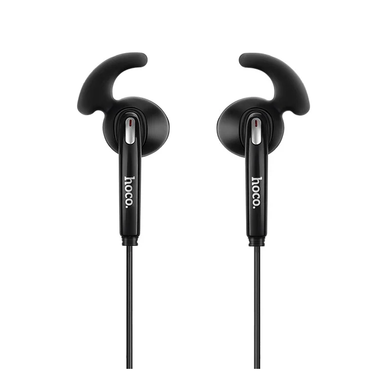 HOCO M6 Universal Line Control 3.5mm Sports In-ear Earphone with Mic - Black