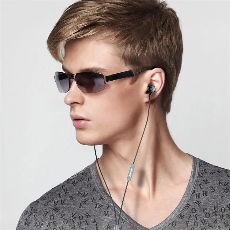 AUKEY EP-C2 3.5mm Metal In-ear Earphone with Mic for iPhone Samsung