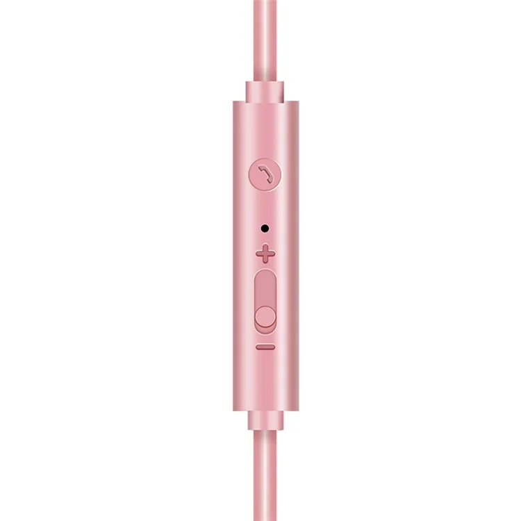 JOYROOM Heavy Bass Wired Earphone with Mic Volume Control (EL113) - Rose Gold Color