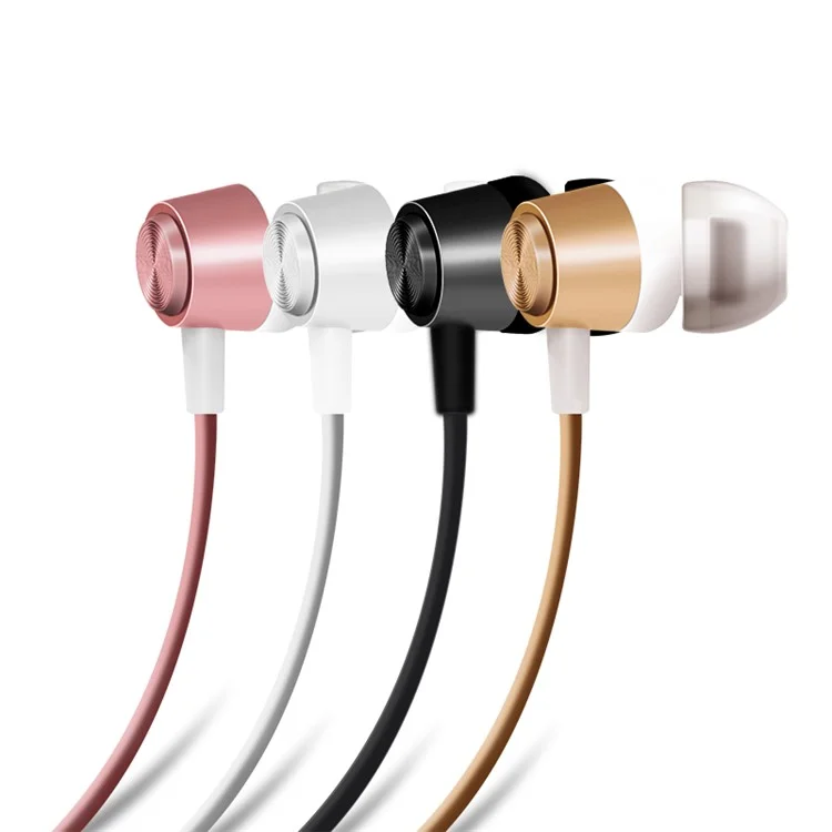 JOYROOM Heavy Bass Wired Earphone with Mic Volume Control (EL113) - Rose Gold Color