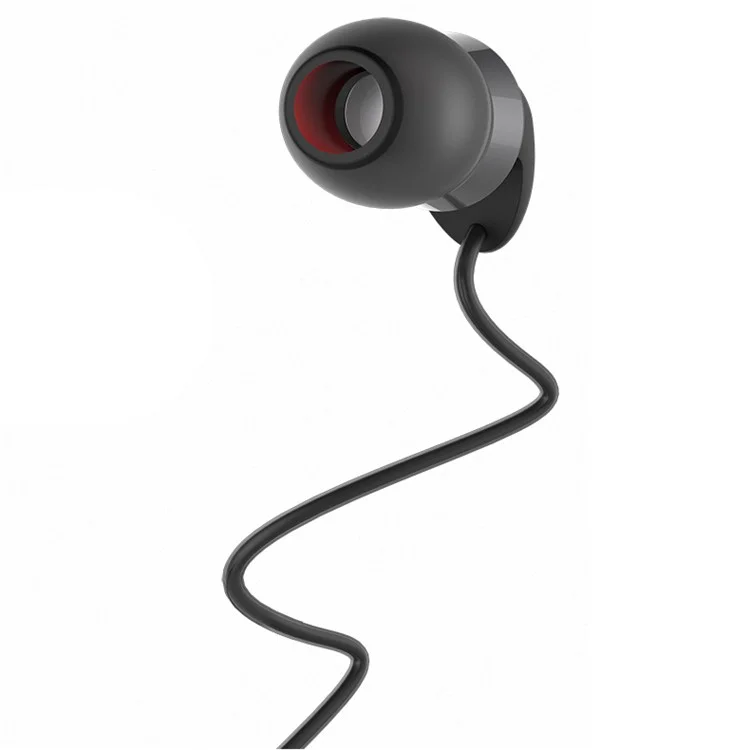 REMAX In-ear 3.5mm Earphone Headphone with Remote and Mic for iPhone Samsung - Black