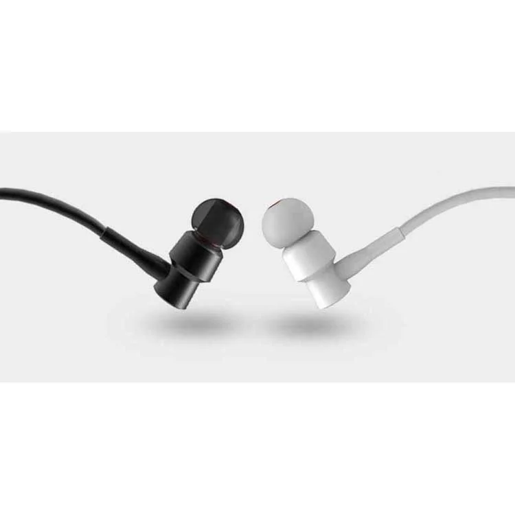 INHON M1 Wired 3.5mm In-ear HiFi Earphone Headphone with Mic for iPhone Samsung etc - Black