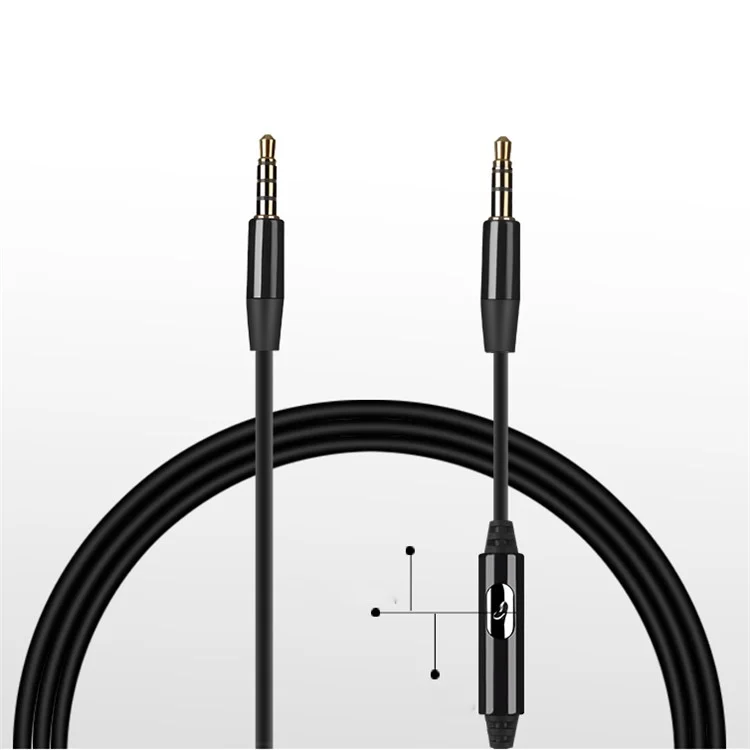 INGEL IP878 Folding 3.5mm Wired Headphone HiFi Super Bass Over-Head Headset with MIc - White / Gold