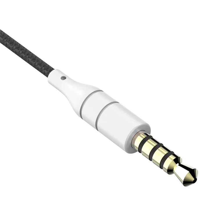 BASEUS Encok Wire Earphone HiFi Stereo In-ear Headphone with Mic and Remote Control (H31) - White