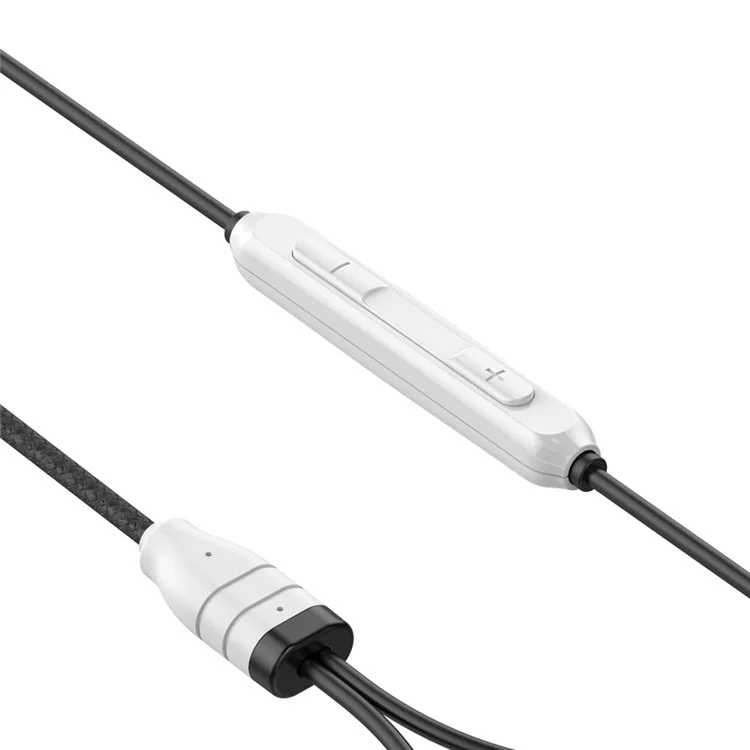 BASEUS Encok Wire Earphone HiFi Stereo In-ear Headphone with Mic and Remote Control (H31) - White