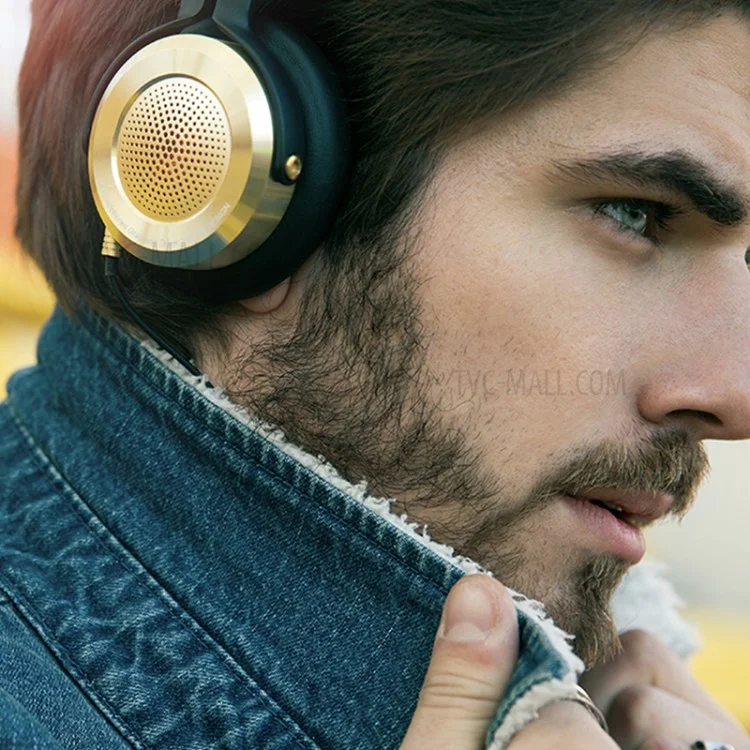 XIAOMI Foldable Hi-Fi Fever Over-ear Headphone 3.5mm Wired Low Impedance Earphone with Mic for iPhone Xiaomi Samsung Etc