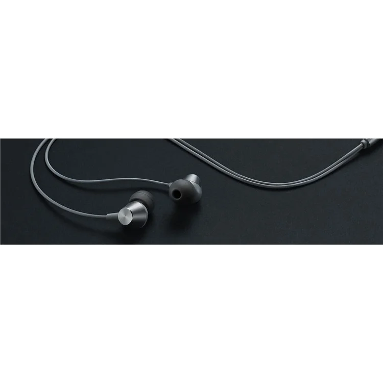 NUBIA HP1001 Universal 3.5mm In-ear Earphone with Remote Control for ZTE Samsung Sony iPhone - Dark Grey