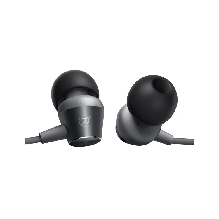 NUBIA HP1001 Universal 3.5mm In-ear Earphone with Remote Control for ZTE Samsung Sony iPhone - Dark Grey