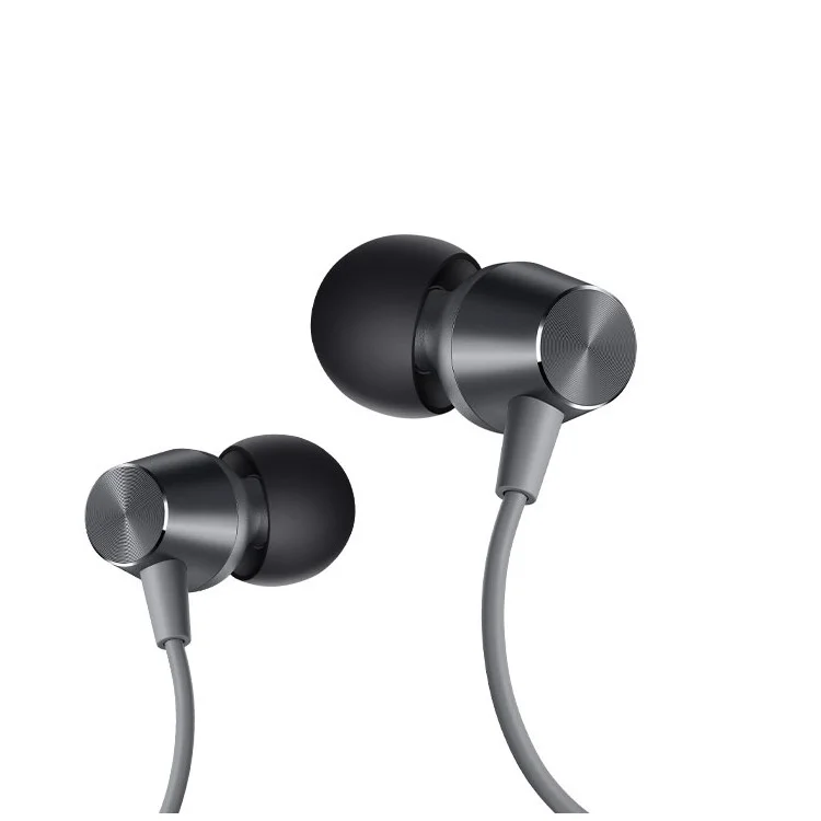 NUBIA HP1001 Universal 3.5mm In-ear Earphone with Remote Control for ZTE Samsung Sony iPhone - Dark Grey