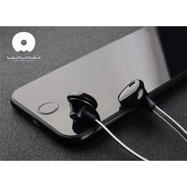 WUW WUW-R13 3.5mm In-ear Earphone with Microphone and Remote Control