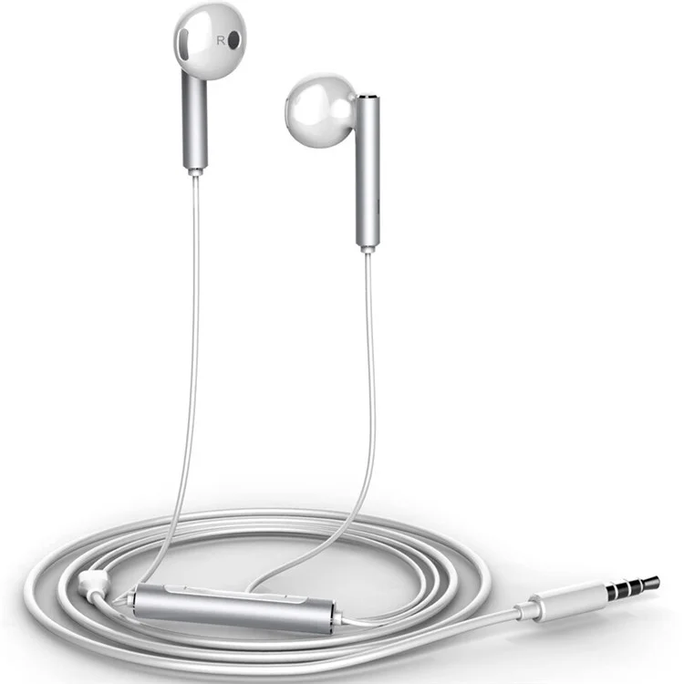 OEM AM116 HUAWEI 3.5mm In-ear Earphone Headset with Mic for iPhone Samsung Huawei - White