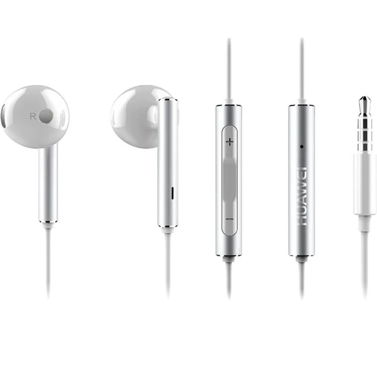 OEM AM116 HUAWEI 3.5mm In-ear Earphone Headset with Mic for iPhone Samsung Huawei - White