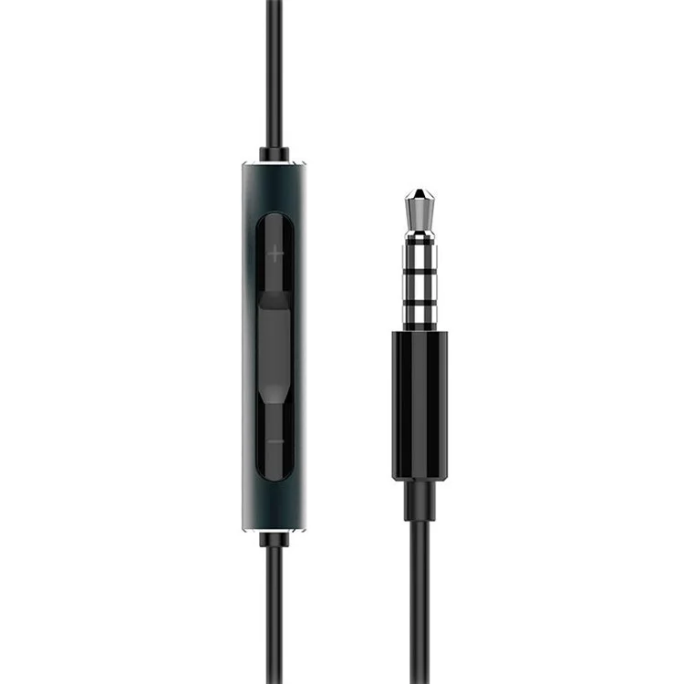 OEM AM116 HUAWEI 3.5mm In-ear Earphone with Mic for iPhone Samsung Huawei - Black