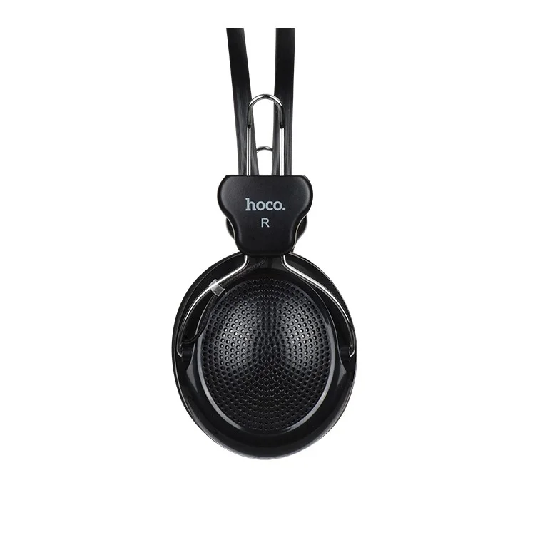 HOCO W5 Manno Wired Over-ear Stereo Headphone with Remote Control and Mic for Samsung Galaxy S8 - Black