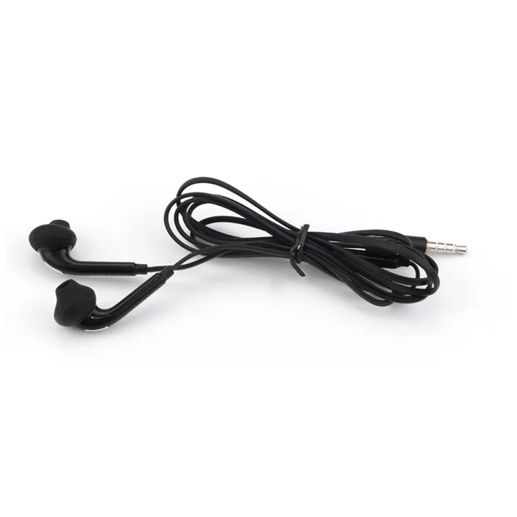 S6 Wired In-ear Sports Earphones with Remote Control and Mic for iPhone, Samsung, Huawei etc. - Black