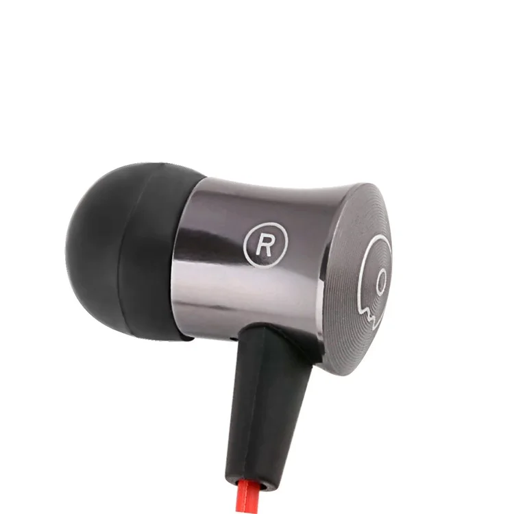WUW Wired Earphone In-ear Drive-by-wire Control Headphone for Smart phone tablet PC with 3.5mm interface - Black