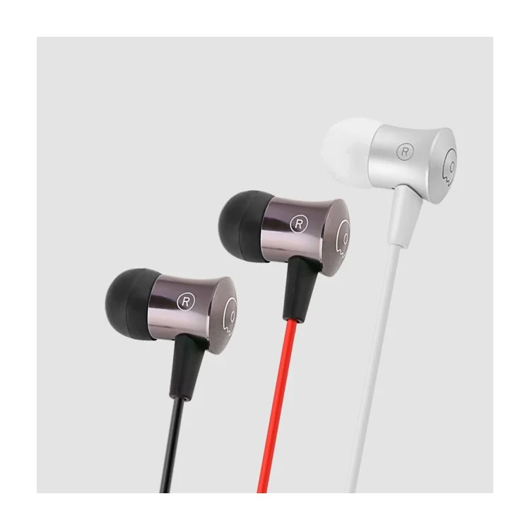 WUW Wired Earphone In-ear Drive-by-wire Control Headphone for Smart phone tablet PC with 3.5mm interface - Black