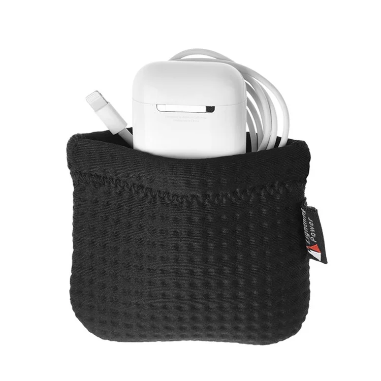 Automatic Closing Anti-dust Neoprene Breathable Protective Storage Bag for Apple Airpods Charging Case
