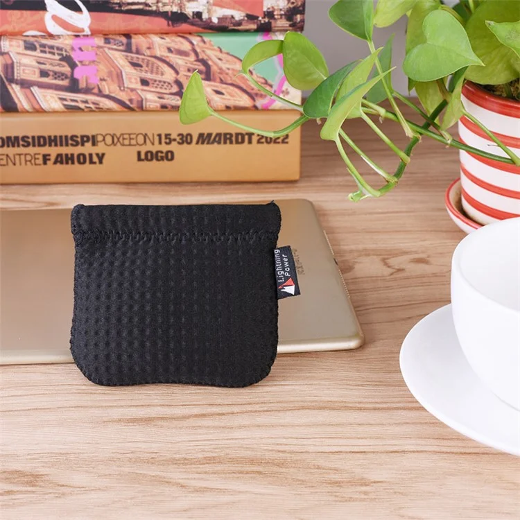 Automatic Closing Anti-dust Neoprene Breathable Protective Storage Bag for Apple Airpods Charging Case