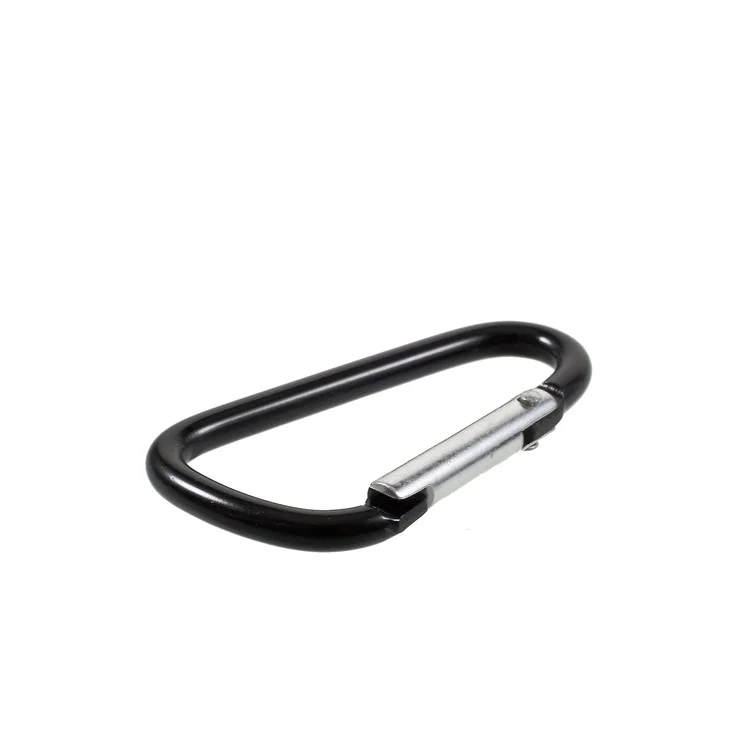 Heart Pattern Protective Silicone AirPods Cover with Carabiner for Apple AirPods Charging Case - Black