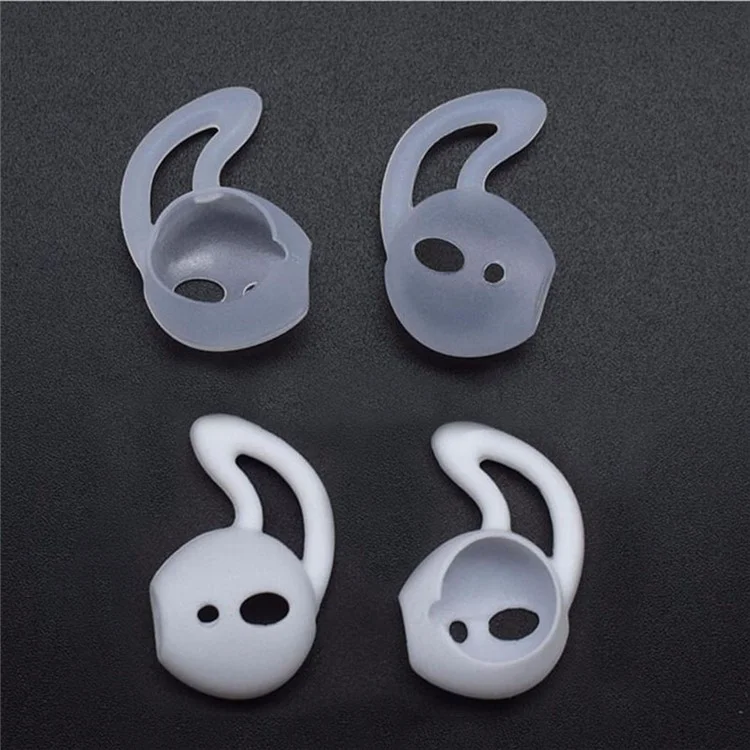 2 Pares / Pack Hat Hat Prince Anti-Perdido Silicone Silicone Auriculares Auriculares Ear-gancho Para Apple AirPods