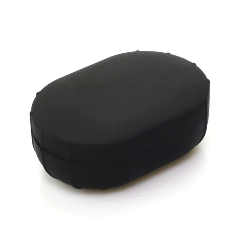 Silicone Case Protective Cover for Xiaomi Airdots TWS Bluetooth-compatible Earphone Youth Version Headset - Black