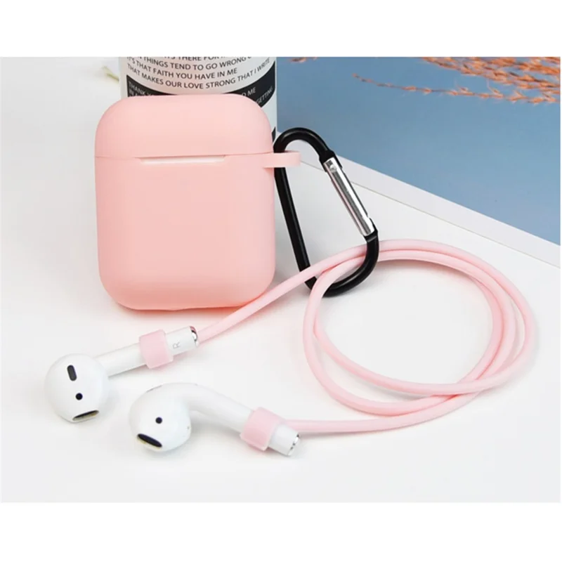 3 Pcs/Set AirPods Cover for Apple AirPods with Charging Case (2019) / with Wireless Charging Case (2019) - Pink