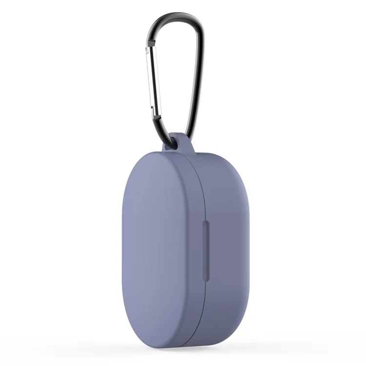 Einfarbiges Silikon-Airpods-Schutzhülle für Xiaomi Mi Airdots Youth Edition / Redmi Airdots - Blau