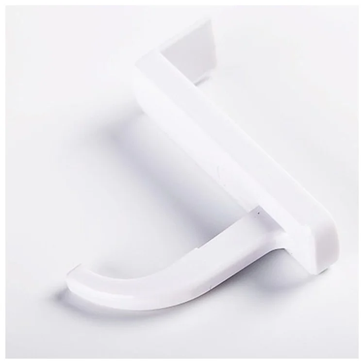 Headset Stick-on Hook Headphone Headset Hanging Hook Stand Holder - White