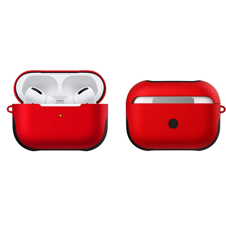 Custodia per PC con superficie opaca per AirPods Pro - Rosso