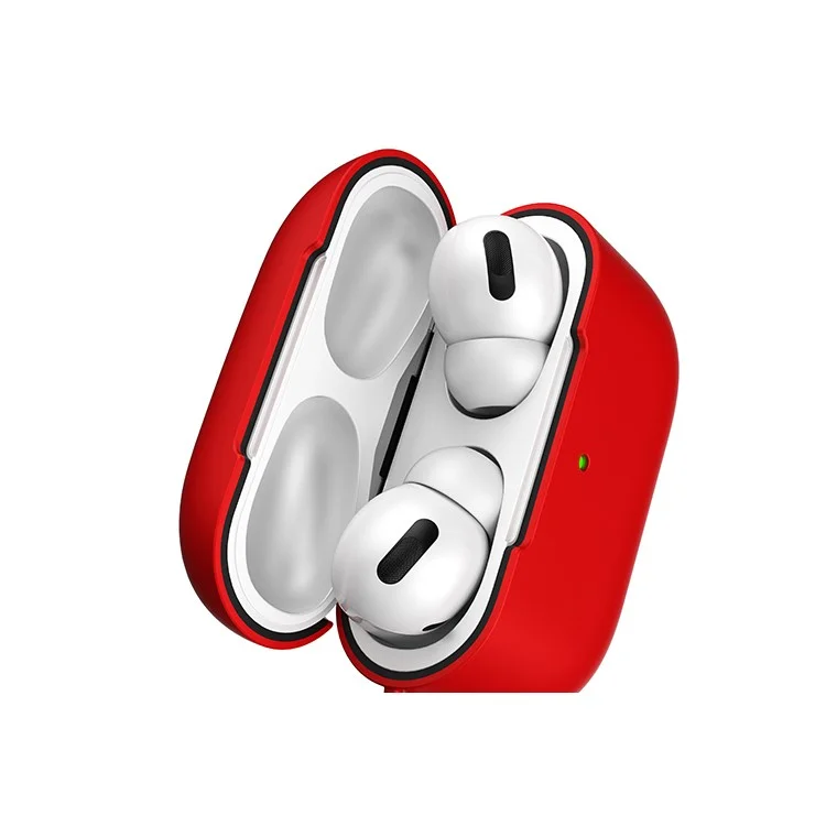 Custodia per PC con superficie opaca per AirPods Pro - Rosso