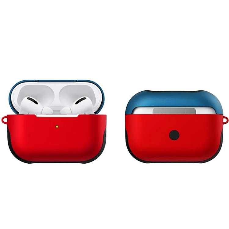 Case de PC de Surface Mate Pour AirPods Pro - Bleu Rouge