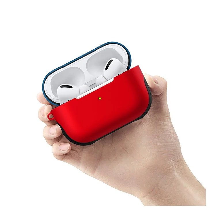 Case de PC de Surface Mate Pour AirPods Pro - Bleu Rouge