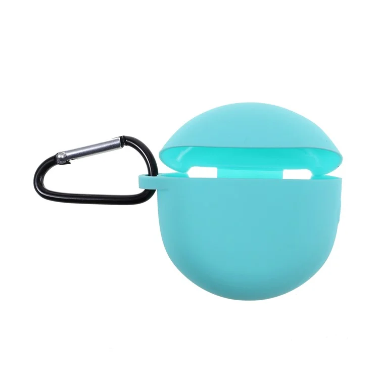 Cubierta Protectora De Silicone Airpods Con Hebilla Para Huawei Freebuds 3 - Bebe Azul