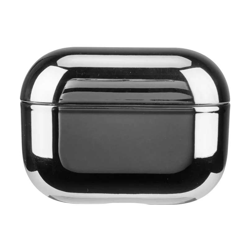 Electroplating Plastic Colorful Earphone Cover Case for Apple AirPods Pro - Silver