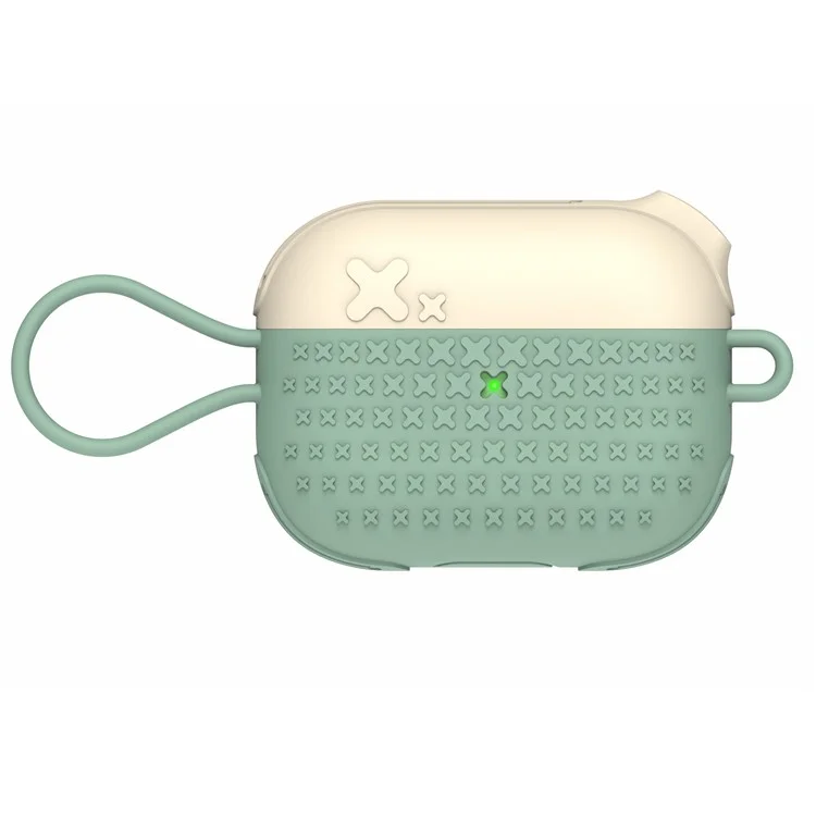 Dirose Silicone Case Con Correa Para Apple Airpods Pro - Verde
