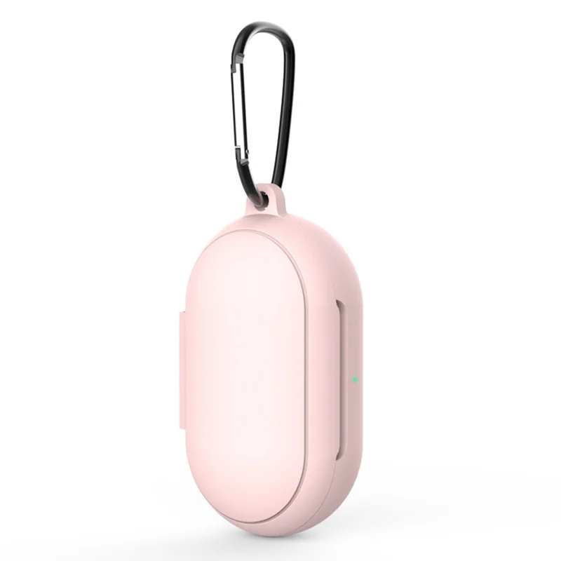 Silicone Protective Case with Anti-lost Hook for Samsung Galaxy Buds - Pink