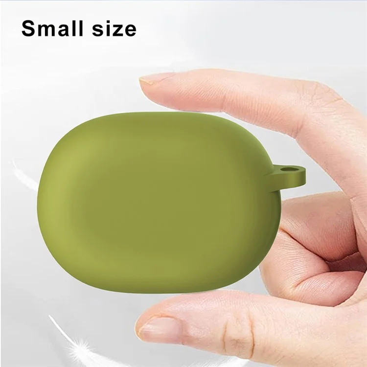 Funda protectora de silicona suave Bluetooth Auricular a prueba de polvo Cover para Beats Studio Buds - Verde hierba
