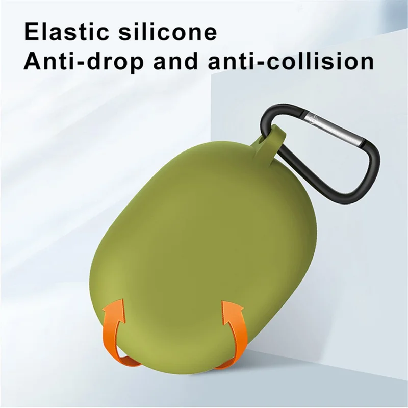 For Beats Studio Buds Silicone Case  Bluetooth-compatible Earphone Dustproof Cover - Coral