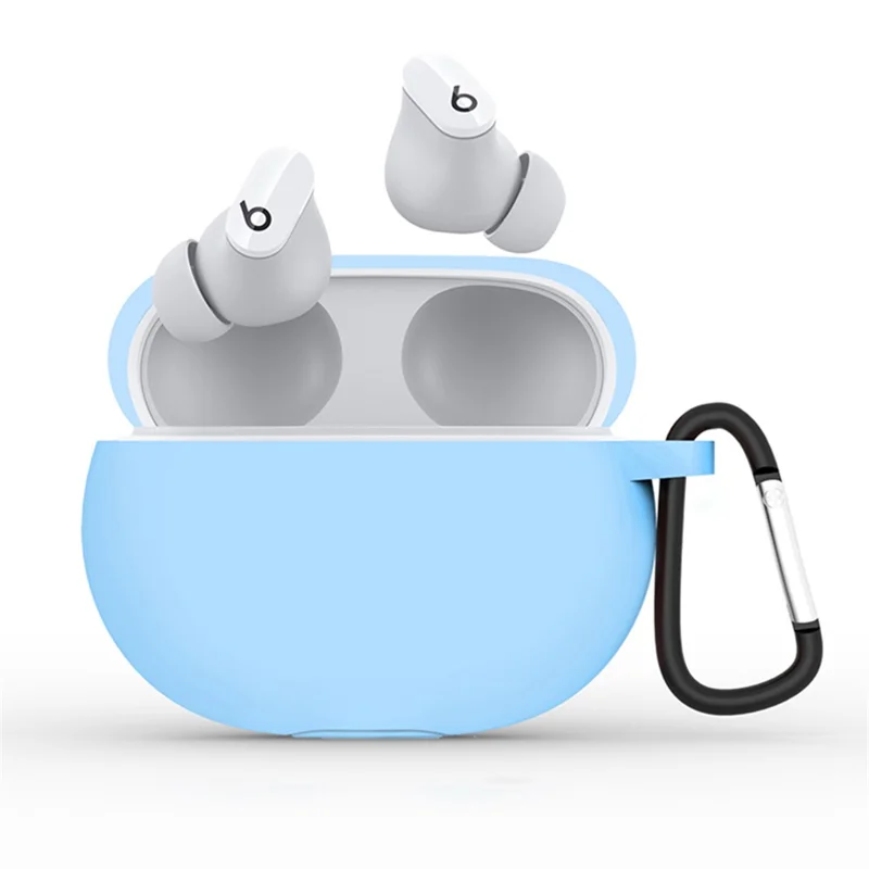 For Beats Studio Buds Silicone Case  Bluetooth-compatible Earphone Dustproof Cover - Sky Blue