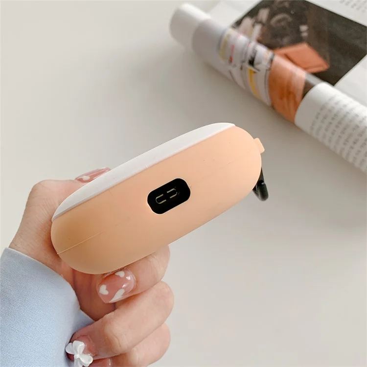 Funda protectora de silicona suave con diseño de dibujos animados lindos para los auriculares Bluetooth Beats Studio Buds - Corgi marrón