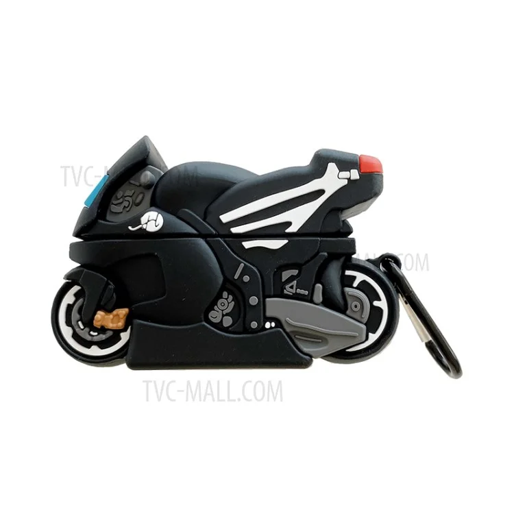 Capa Protetora de Silicone com Formato de Motocicleta para Beats Studio Buds Bluetooth Earphone