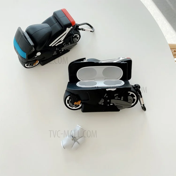 Capa Protetora de Silicone com Formato de Motocicleta para Beats Studio Buds Bluetooth Earphone