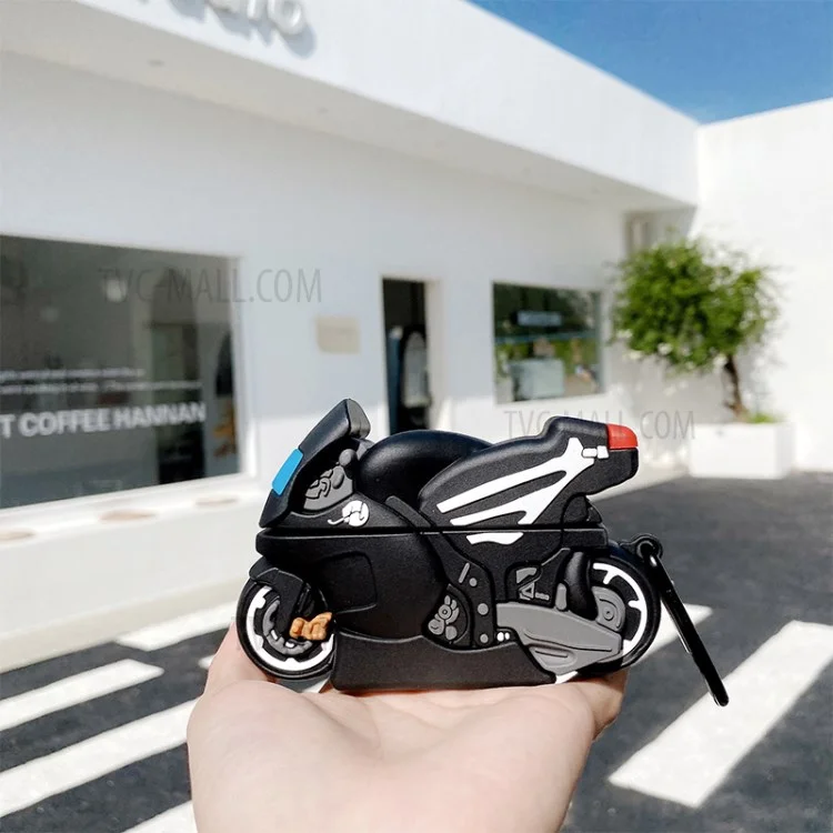 Capa Protetora de Silicone com Formato de Motocicleta para Beats Studio Buds Bluetooth Earphone