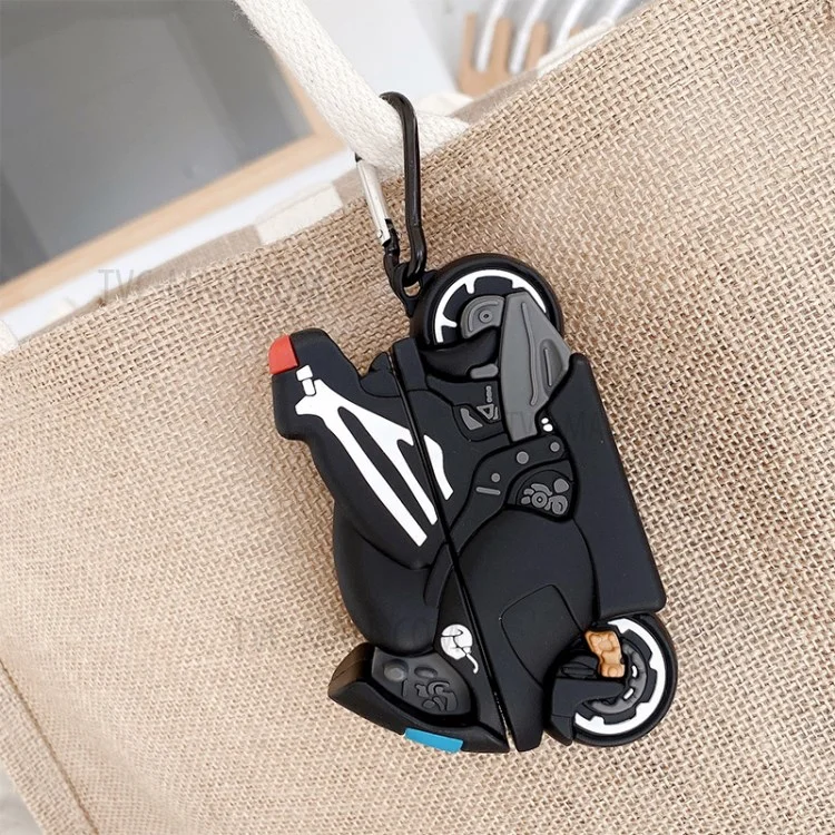 Capa Protetora de Silicone com Formato de Motocicleta para Beats Studio Buds Bluetooth Earphone
