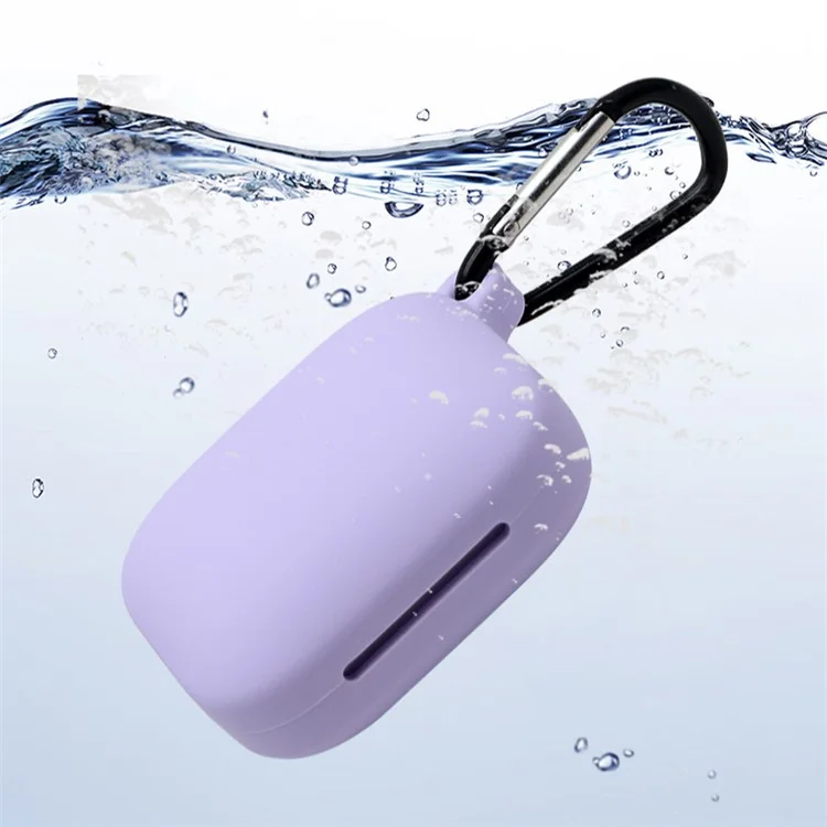 Écouteur Bluetooth Soft Silicone Couvre-boîtes De Protection Avec Boucle Suspendue Pour Oneplus Buds Pro - Bleu Nuit