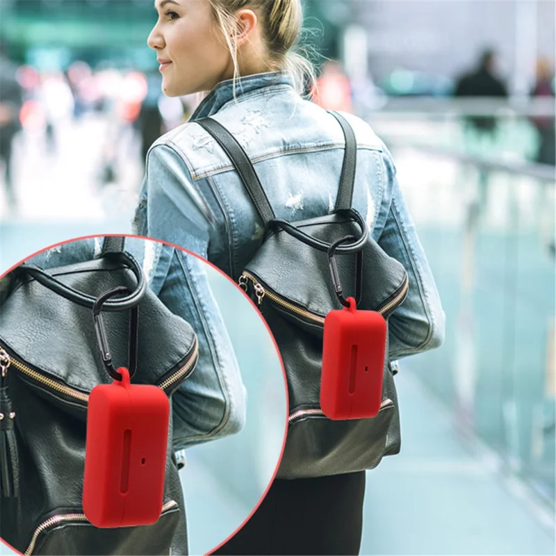 Capa Protetora de Silicone Macio para Auscultadores Bluetooth, Capa Anti-Perda Compatível com FIIL T1 Lite - Preto