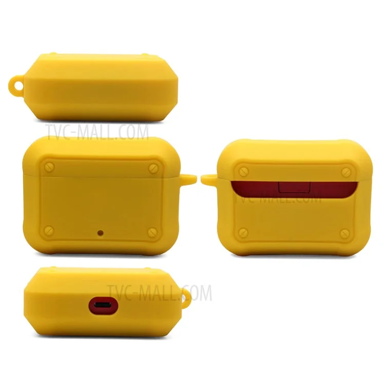Portable Silicone Wireless Bluetooth-compatible Earphone Carrying Case Storage Bag with Anti-lost Buckle for Beats Studio Buds - Mint Green