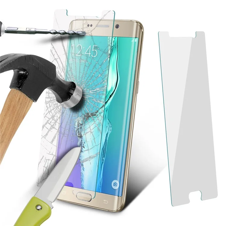 0.3mm Tempered Glass Screen Guard Film for Samsung Galaxy S6 Edge Plus G928 (Arc Edge)